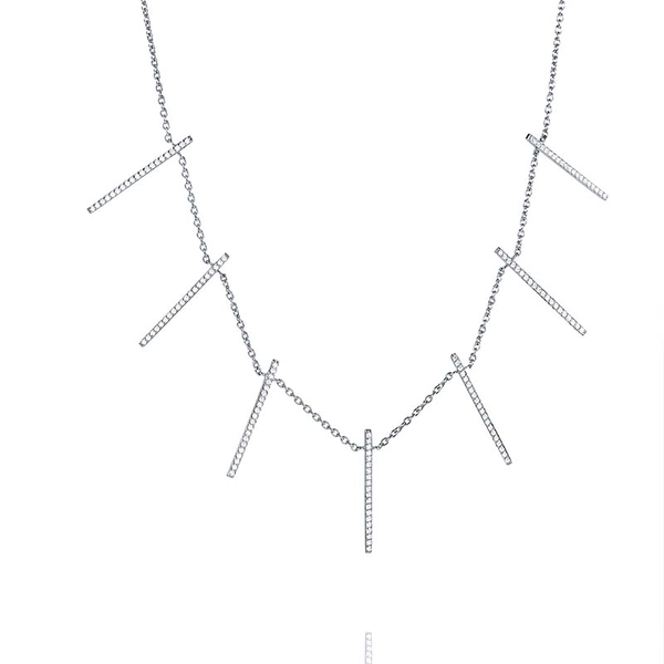 Starline & Stars Collier White Gold von Efva Attling, Schneller Versand - Nordicspectra.de