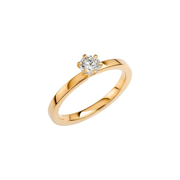 Love 01 Gold - Wedding & engagement rings - Schalins - Scandinavian design - Nordic Spectra