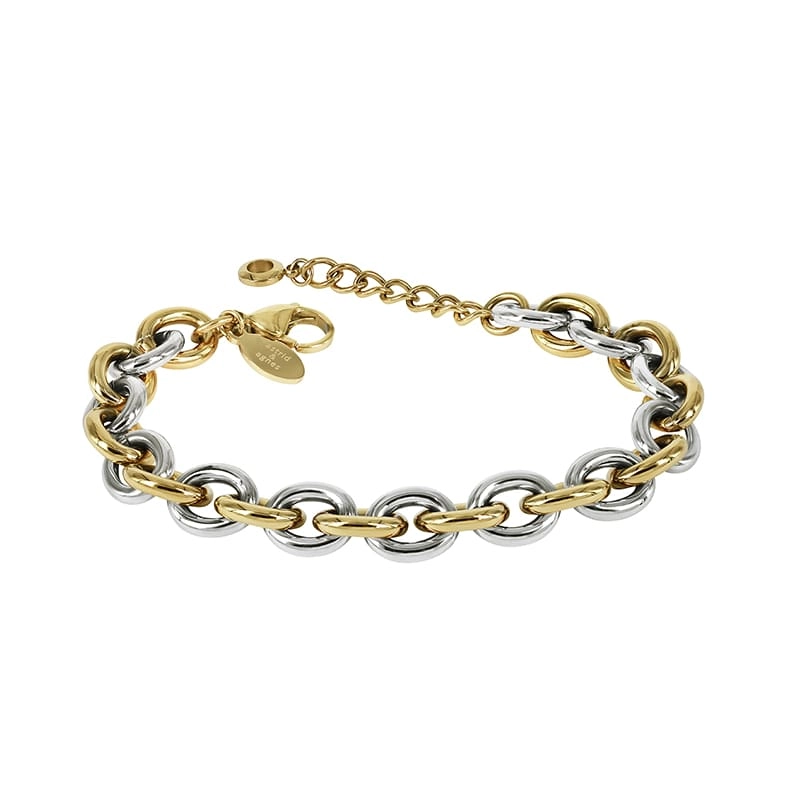 Astrid & Agnes - RUBY Small Armband Stål/Guld