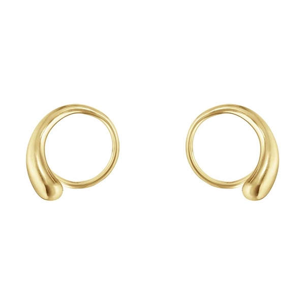 Mercy Wirbelohrringe Gold von Georg Jensen, Schneller Versand - Nordicspectra.de