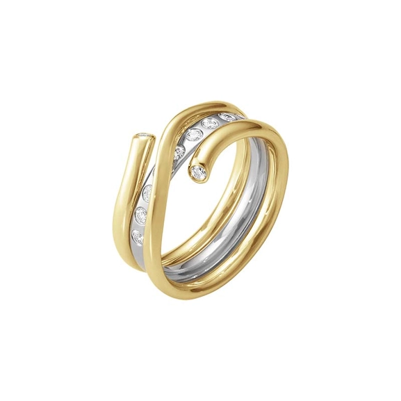 Magic Ringkombination RG/VG/Diamanter - Georg Jensen ringar - Snabb frakt & paketinslagning - Nordicspectra.se