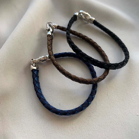 Bear Braided Bracelet Black -CU Jewellery - Snabb frakt & paketinslagning - Nordicspectra.se