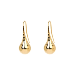 Drop Globe Stone Earrings Gold von Emma Israelsson, Schneller Versand - Nordicspectra.de
