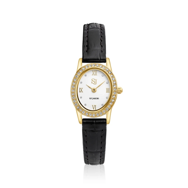 Angelica Uhr aus Schwarzgold