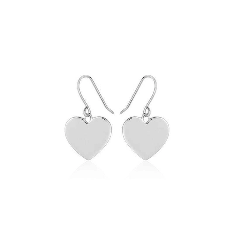 SOPHIE by SOPHIE - Heart Hook Earrings Silver