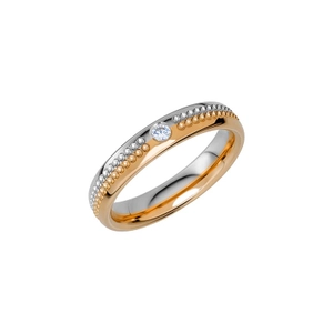 Reflection 16 Gold/White Gold - Wedding & engagement rings - Schalins - Scandinavian design - Nordic Spectra