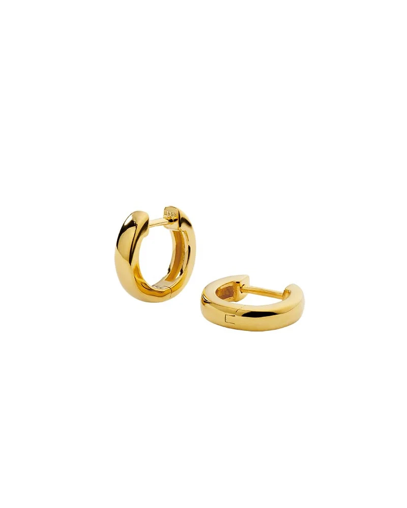 Syster P:n Cavelle Small Plain Hoops Gold -korvakorut