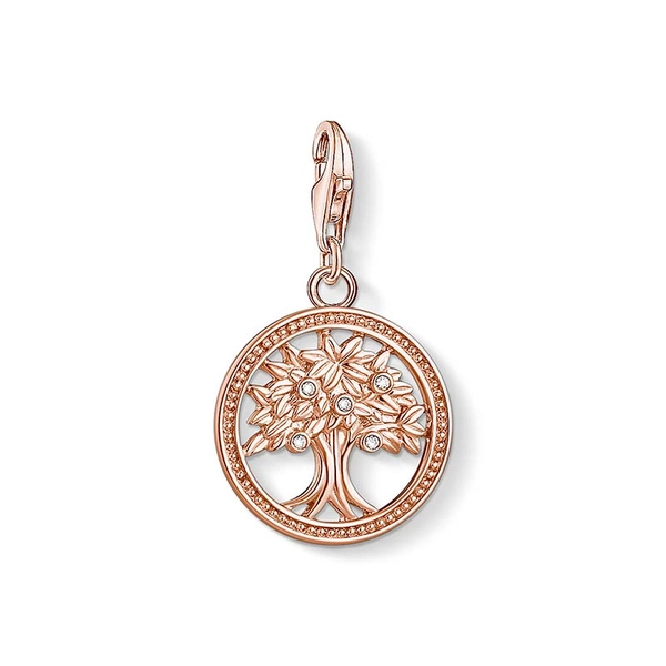 Livets Träd Roséguld Berlock - Thomas Sabo berlock - Snabb frakt & paketinslagning - Nordicspectra.se