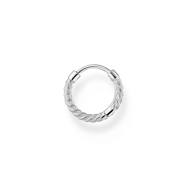 Einzel Creole Seil Silber von Thomas Sabo, Schneller Versand - Nordicspectra.de