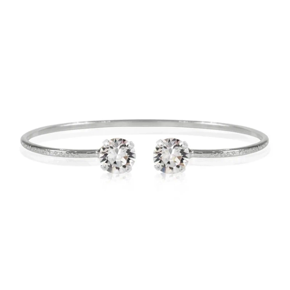 Classic Petite Bracelet Rhodium Crystal - Caroline Svedbom - Nopea toimitus ja lahjapakkaus - Nordic Spectra
