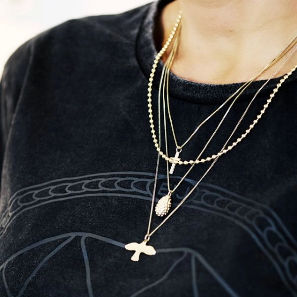 Branch Cross Necklace Silver - Emma Israelsson - Suuri valikoima & ilmainen lahjapaketointi - Nordicspectra.fi
