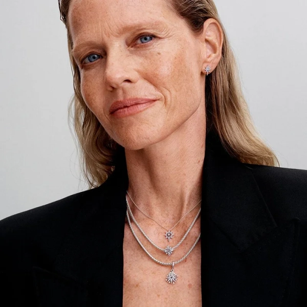 Stiftörhängen med Glittrande Polstjärna - PANDORA - 1-2 dagar leverans - Gratis paketinslagning