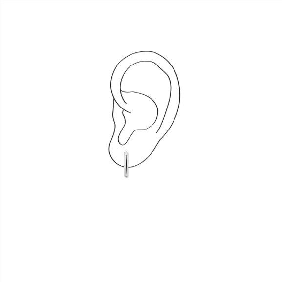 Einzel Creole Classic Silber von Thomas Sabo, Schneller Versand - Nordicspectra.de