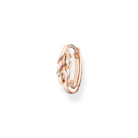 Creol Blad med Vita Stenar Rosé - Thomas Sabo berlock - Snabb frakt & paketinslagning - Nordicspectra.se