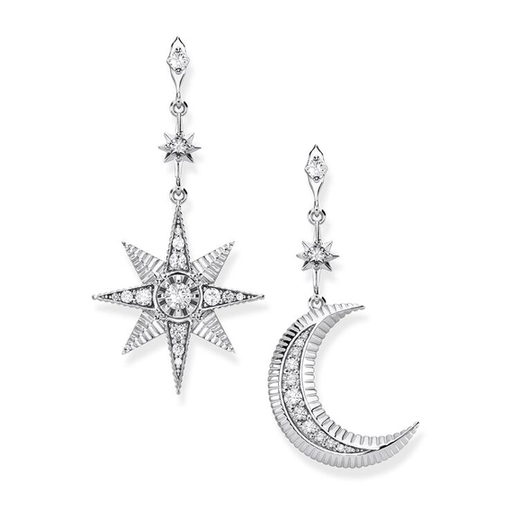 Ohrringe Royalty Stern & Mond von Thomas Sabo, Schneller Versand - Nordicspectra.de
