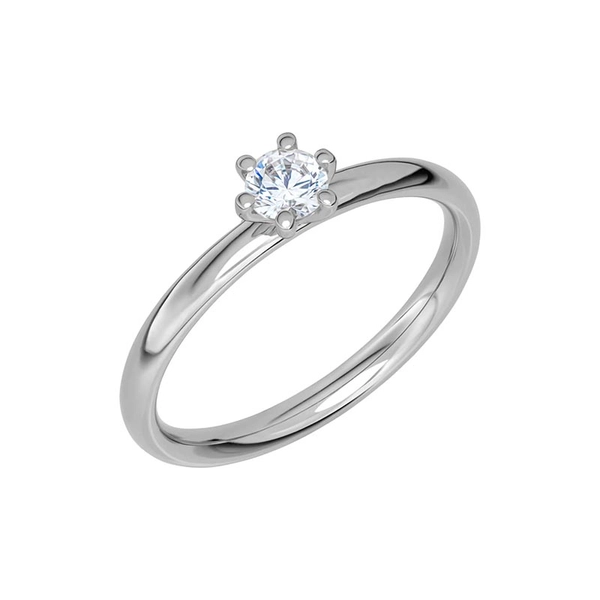 Glow 0.25 White Gold - Wedding & engagement rings - Schalins - Scandinavian design - Nordic Spectra