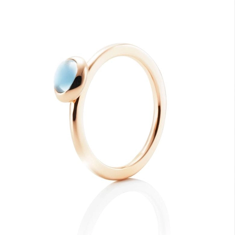Efva Attling - Love Bead Ring Gold - Topaz