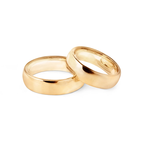 1946 Ring Välvd 6 mm Guld - Nordic Spectra - Förstärker livets stora händelser - Nordic Spectra