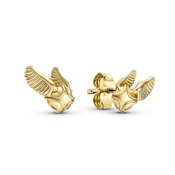 Harry Potter Golden Snitch Stiftörhängen - PANDORA - Snabb frakt & paketinslagning - Nordicspectra.se