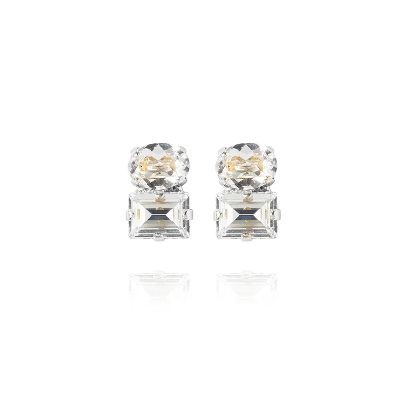 Caroline Svedbom - Cleo Earrings Rhodium Crystal