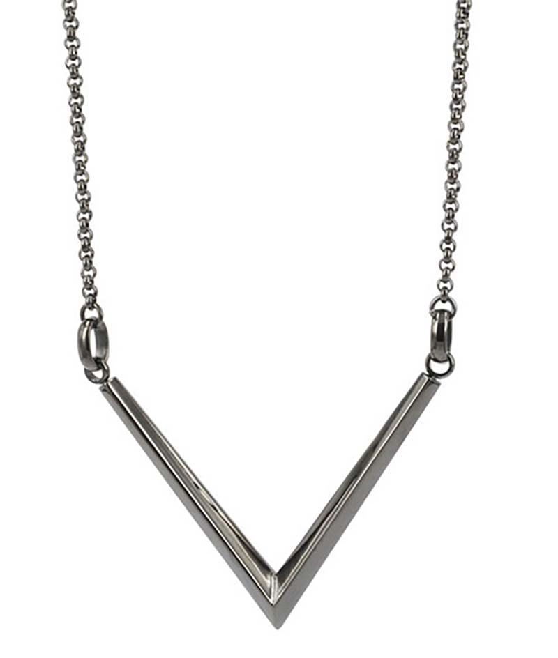 VERONA Kort Halsband GunMetal - Astrid & Agnes - Snabb frakt & paketinslagning - Nordicspectra.se