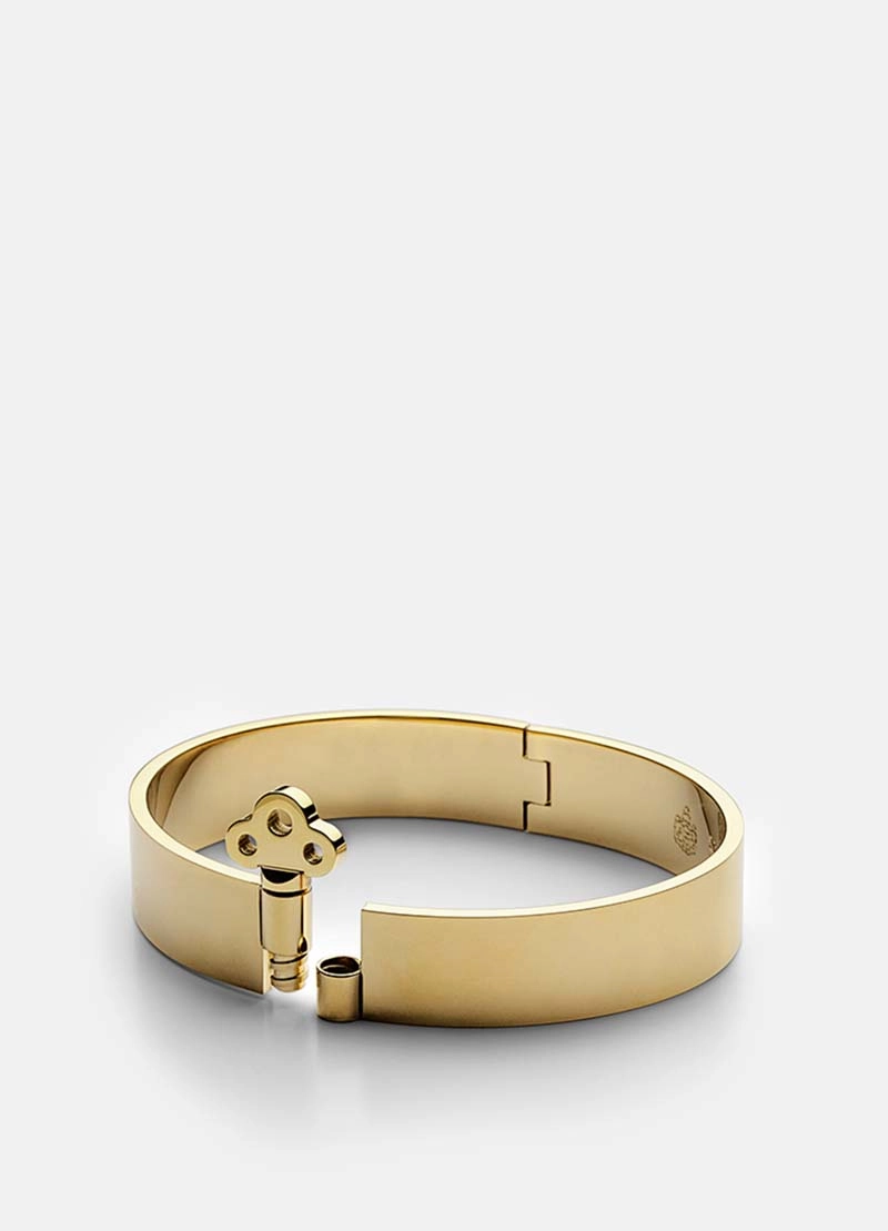 Bangle with Key Lock - Gold - Skultuna - Snabb frakt & paketinslagning - Nordicspectra.se