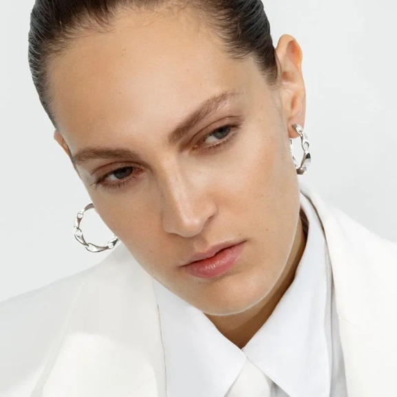Reflect Chain Hoops - Georg Jensen - Designsmycken med snabba & trygga leveranser - Nordic Spectra