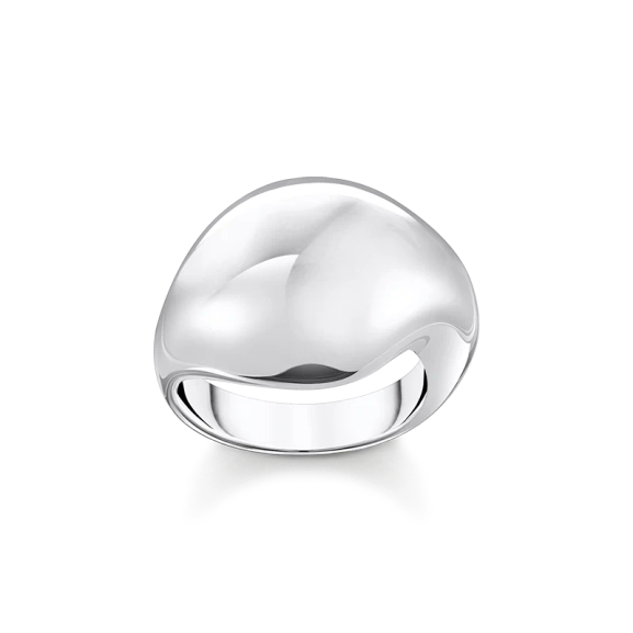 Ring in organischer Tropfenform Silber - Thomas Sabo - Nordic Spectra