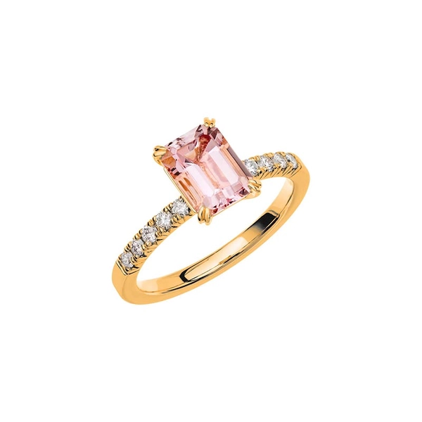 Fairytale 2 Morganite Gold - Wedding & engagement rings - Schalins - Scandinavian design - Nordic Spectra