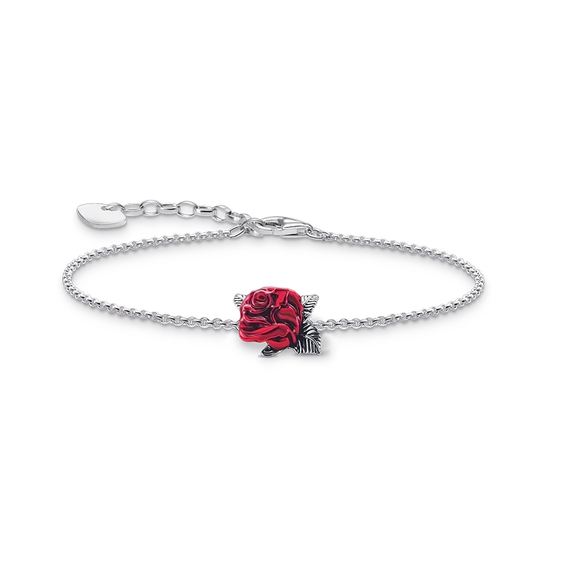Thomas Sabo - Armband med Röd Ros