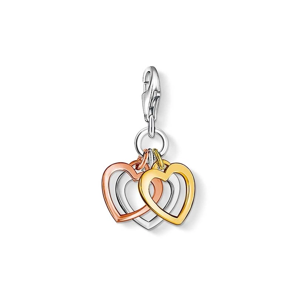 Charm-Anhänger Drei Herzen von Thomas Sabo, Schneller Versand - Nordicspectra.de