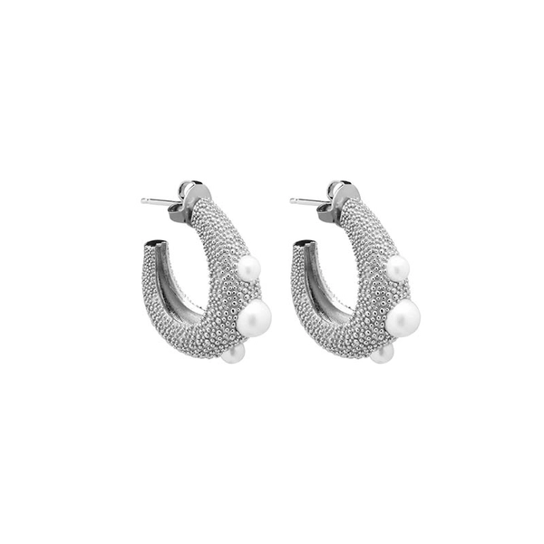 Pearl Bubble Big Ear Silver -CU Jewellery - Snabb frakt & paketinslagning - Nordicspectra.se