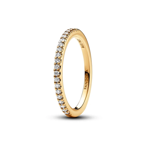 Glittrande Bandring Guld - PANDORA - Snabb leverans & paketinslagning - Nordic Spectra