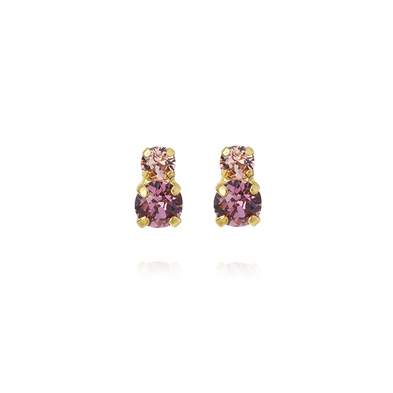 Caroline Svedbom - Leah Earrings Gold Iris Combo
