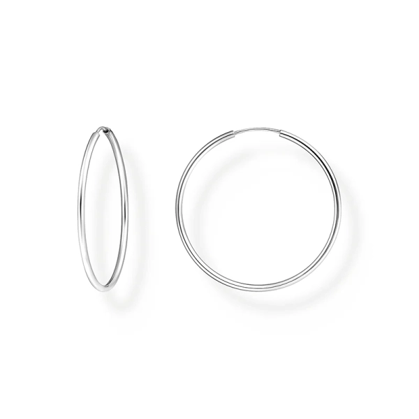 Stora Raka Creoler - Thomas Sabo - Snabb leverans & paketinslagning - Nordic Spectra