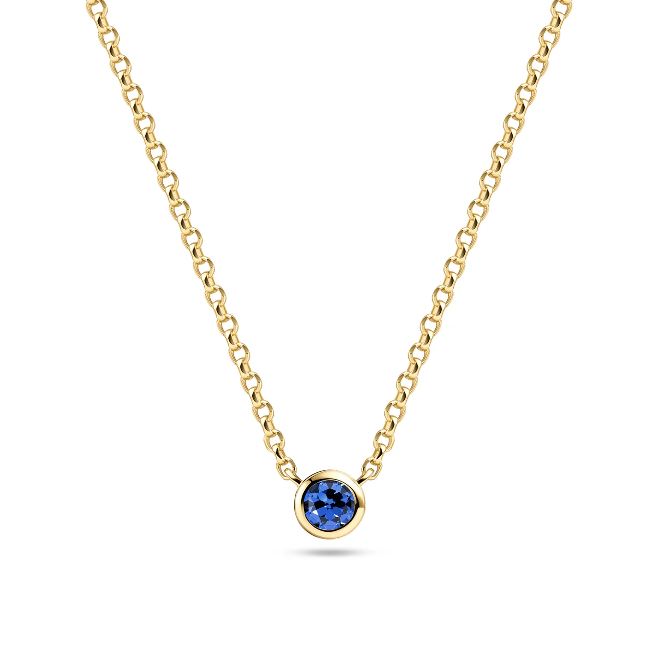 Sif Jakobs - Sarzana Uno Halsband Bl&aring; Guld