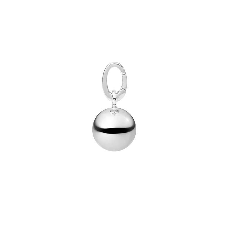 Letters Globe Pendant Silver