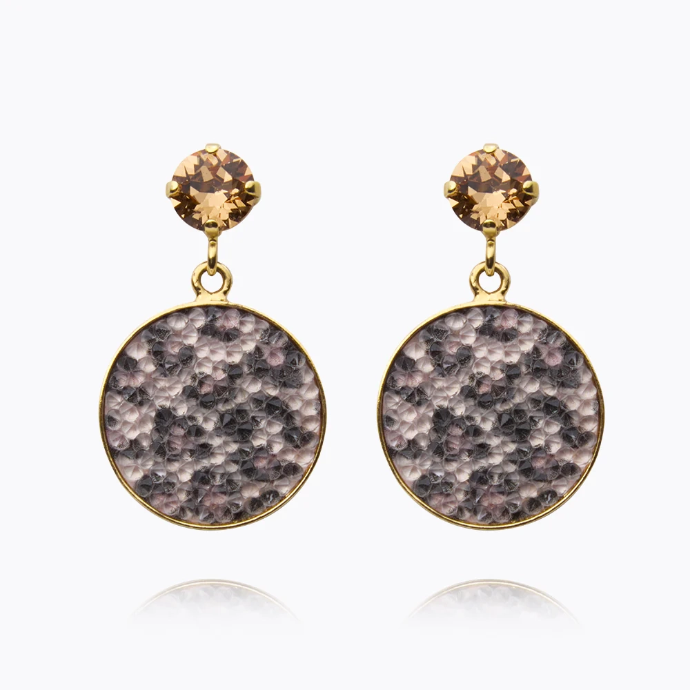 Caroline Svedbom - Chole Earrings Leopard
