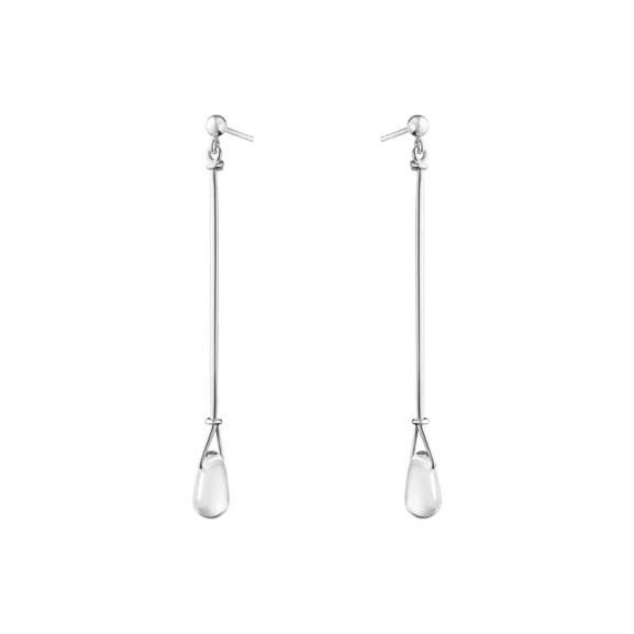 Vivianna Torun Långa Örhängen Bergkristall - Georg Jensen - Designsmycken med snabba & trygga leveranser - Nordic Spectra
