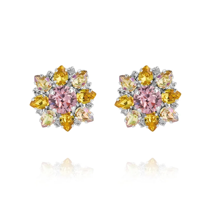 Caroline Svedbom - Mirala Earrings Rhodium Lumiere Combo