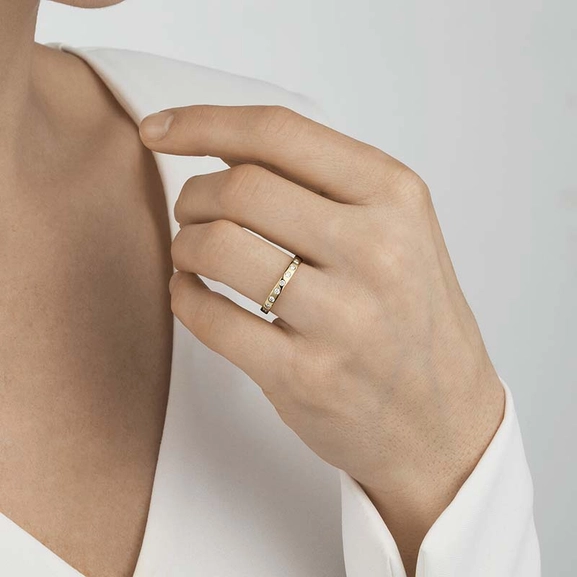 Magic Ringkombination VG/RG/Diamanter - Georg Jensen ringar - Snabb frakt & paketinslagning - Nordicspectra.se