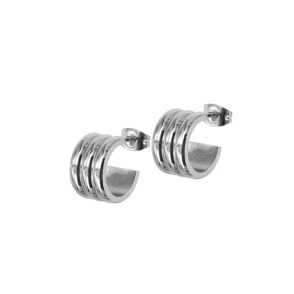 MONIQUE 13 mm Örhängen Stål - Astrid & Agnes - Nordic Spectra