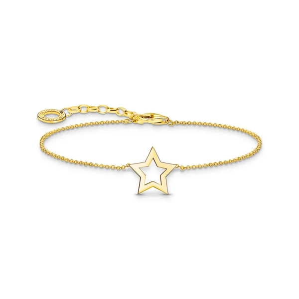 Armband mit Stern-Anhänger vergoldet - Thomas Sabo - Nordic Spectra