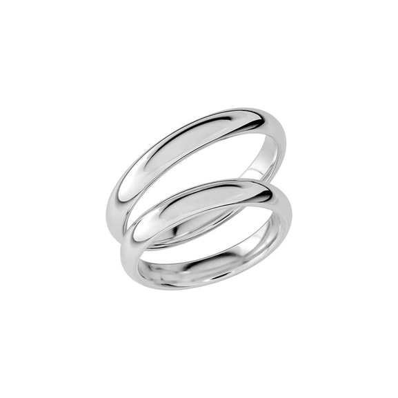 SR1025-3.5 White Gold - Wedding & engagement rings - Schalins - Scandinavian design - Nordic Spectra