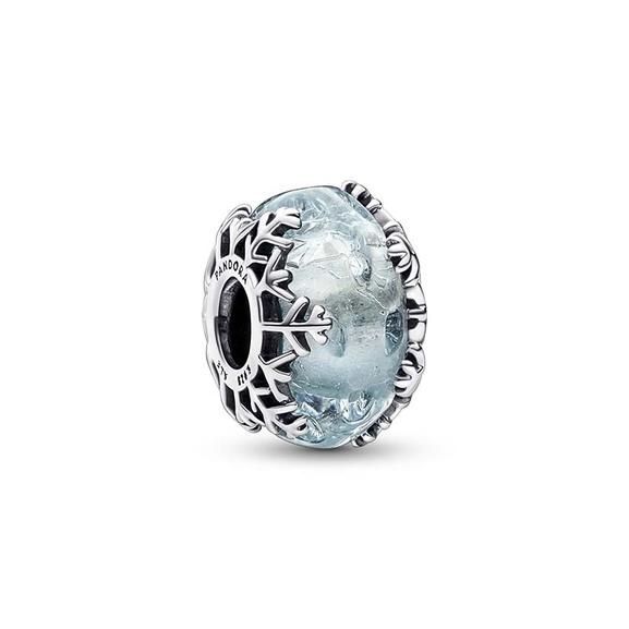Winter Blue Snowflake Murano Charm - PANDORA - Snabb frakt & paketinslagning - Nordicspectra.se