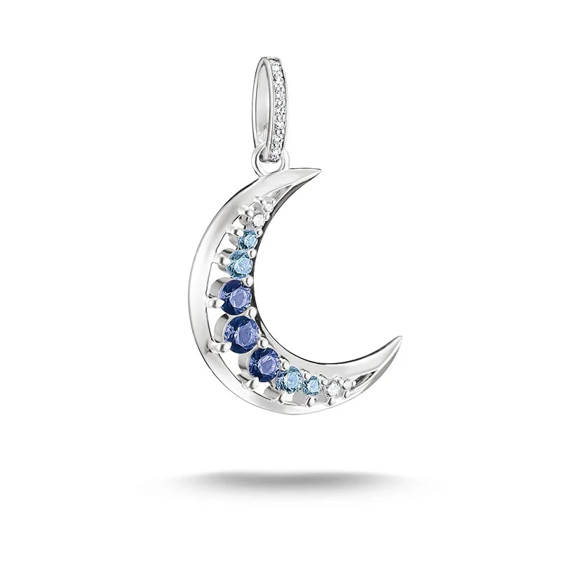 Thomas Sabo – Blå Stenar Måne Hängberlock Thomas Sabo – Blå Stenar Måne Hängberlock