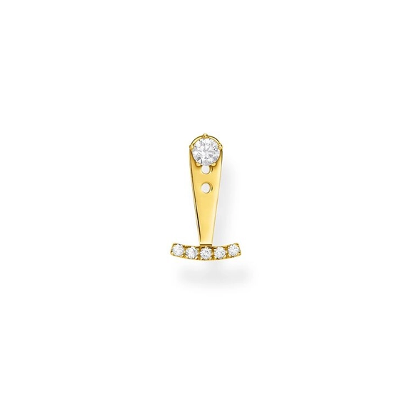 Ear Jacket Vita Stenar Guld - Thomas Sabo örhängen - Snabb frakt & paketinslagning - Nordicspectra.se