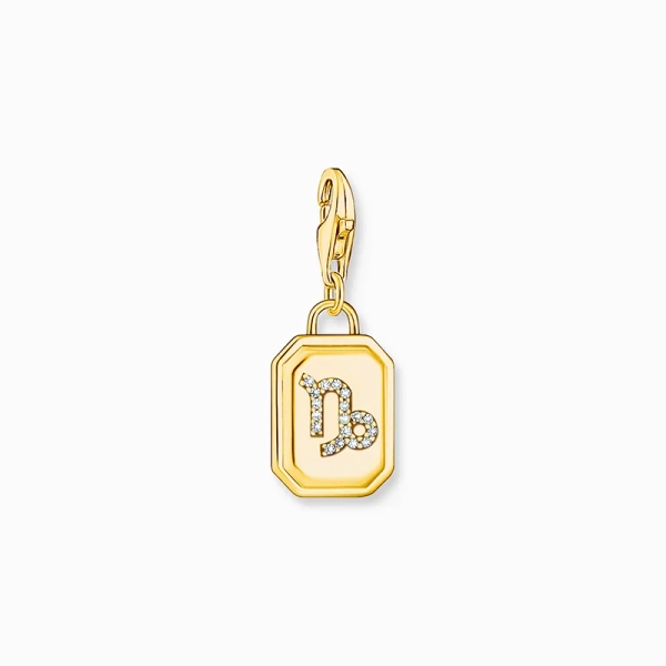 Charm-Anhänger Sternzeichen Steinbock mit Steinen Gold - Thomas Sabo - Nordic Spectra