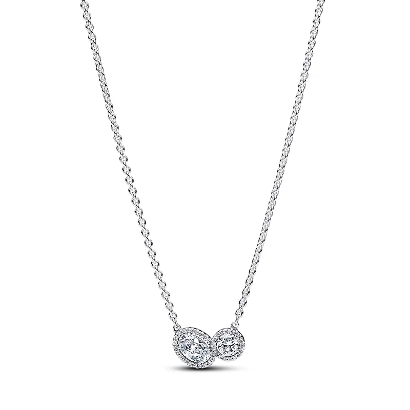 PANDORA - Str&aring;lande Stenar Halsband