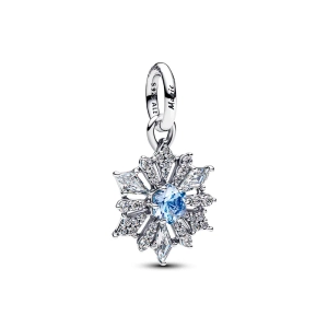 Disneyn Frozen Queen Elsa -lumihiutaleriipus sterlinghopeaa